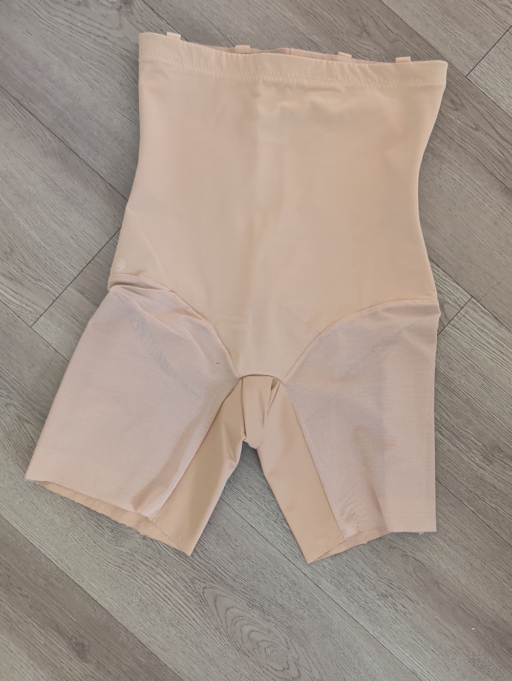 Honeylove High-Waist Shaping Shorts in Nude Blush